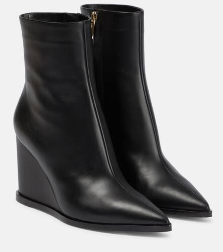 Bottines compensées en cuir - Gianvito Rossi - Modalova