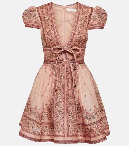 Robe Matchmaker en lin et soie - Zimmermann - Modalova