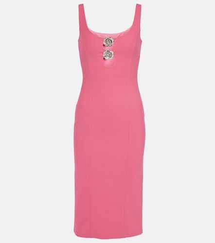 Robe midi en jersey à découpes et ornements - Blumarine - Modalova