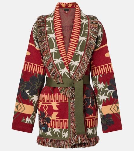 Cardigan Hibiscus Bloom en laine vierge - Alanui - Modalova