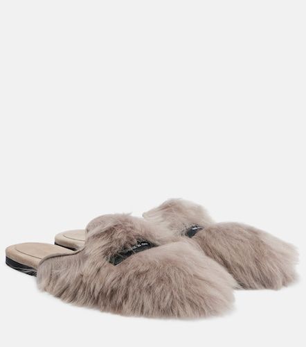 Dolce&Gabbana Mules en shearling - Dolce&Gabbana - Modalova