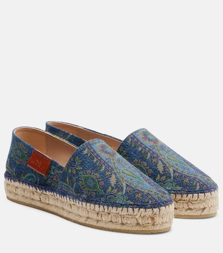 Espadrilles imprimées en toile - Etro - Modalova
