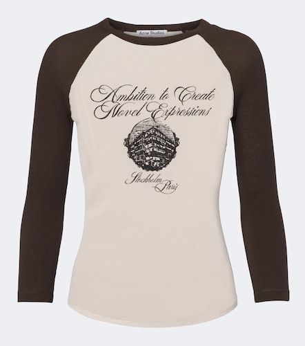 T-shirt en coton à logo - Acne Studios - Modalova