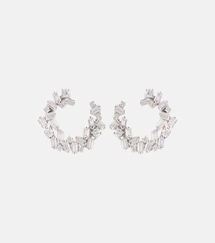 Boucles d'oreilles en or 18 carats et diamants - Suzanne Kalan - Modalova