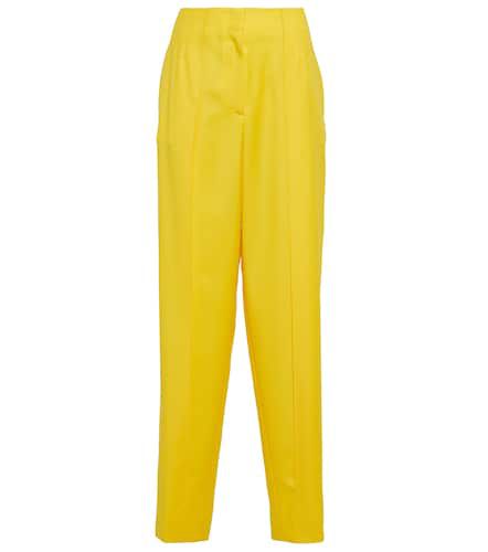 Pantalon à taille haute en laine - Loewe - Modalova