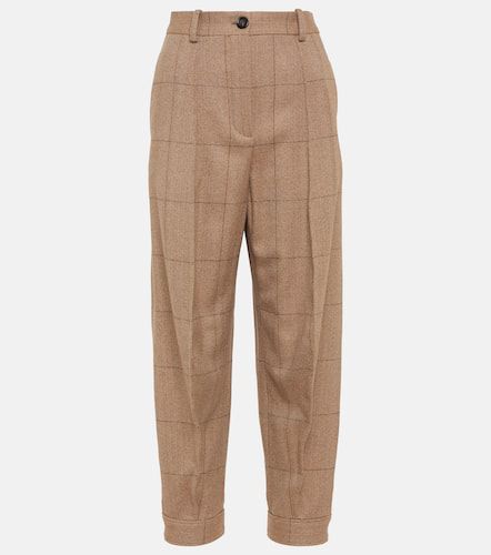 Pantalon tapered Aniston à taille haute en cachemire - Loro Piana - Modalova