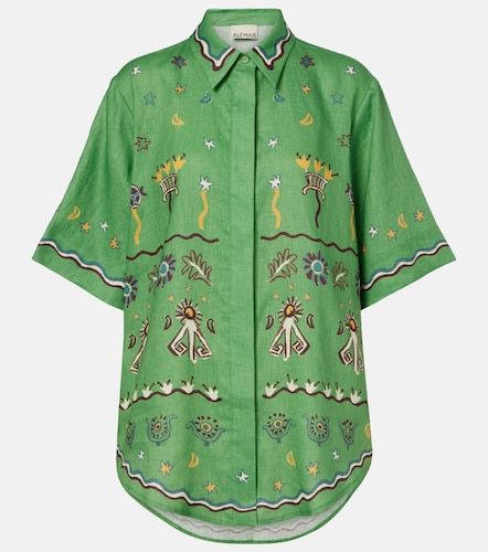 Alémais Chemise Sun Dancer imprimée en lin - Alemais - Modalova