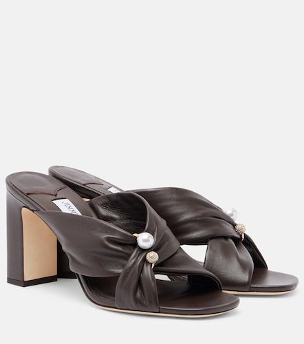 Mules Rafi en cuir à ornements - Jimmy Choo - Modalova