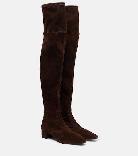 Cuissardes Remi 35 en daim - Aquazzura - Modalova