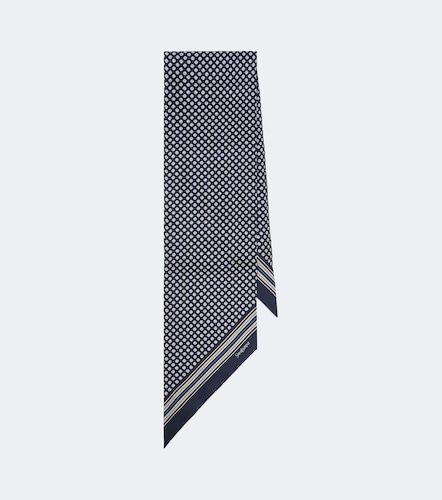 Foulard en soie à motif jacquard - Saint Laurent - Modalova