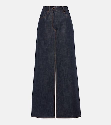 Jupe longue en denim - Brunello Cucinelli - Modalova