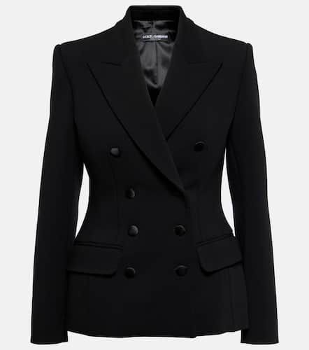 Veste en laine mélangée - Dolce&Gabbana - Modalova