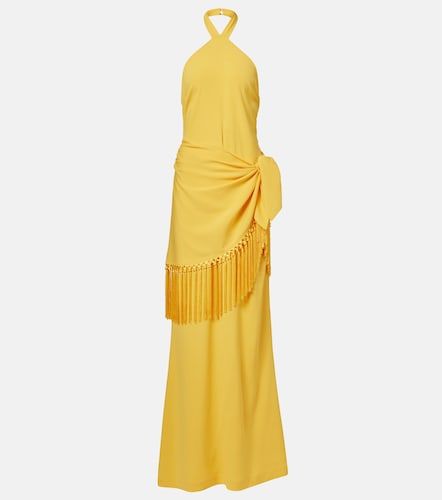 Robe longue Meteora en crêpe et cady - Taller Marmo - Modalova