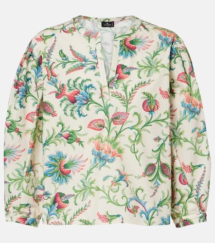 Etro Blouse en coton à fleurs - Etro - Modalova