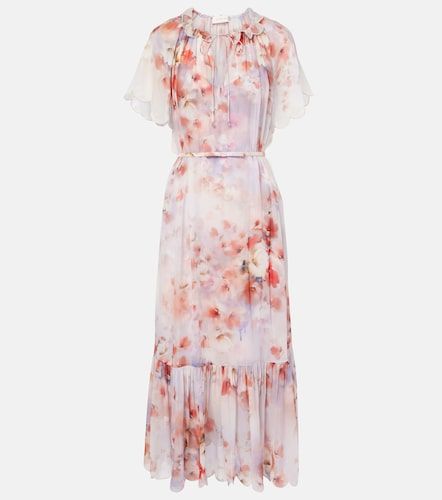 Robe midi Crush à fleurs - Zimmermann - Modalova
