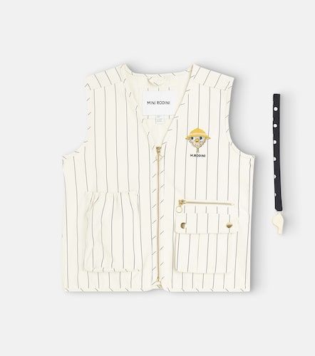 Veste sans manches Owl brodée en coton - Mini Rodini - Modalova