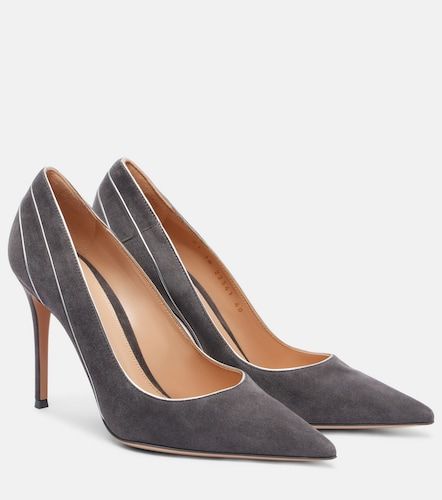 Escarpins Pointy 95 en daim - Gianvito Rossi - Modalova