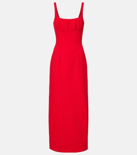 Robe longue Jianna en crêpe de laine - Emilia Wickstead - Modalova