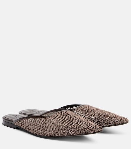 Mules Monili en cuir - Brunello Cucinelli - Modalova