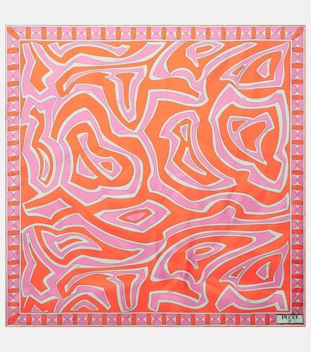 Foulard Labirinto en soie à imprimé - Pucci - Modalova