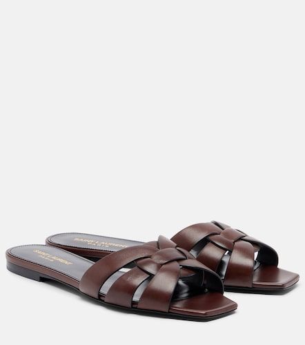 Sandales Tribute en cuir - Saint Laurent - Modalova