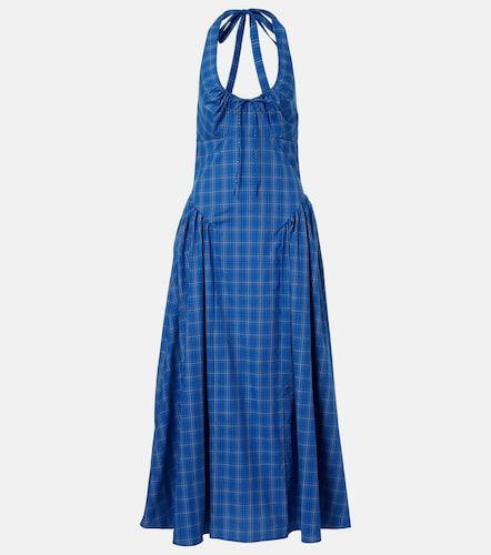 Robe midi Del Ros en coton à carreaux - Faithfull - Modalova