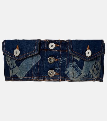 Brassière en denim à trompe-l’œil - Jean Paul Gaultier - Modalova