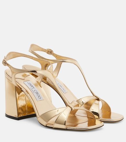 Sandales Kesia en cuir métallisé - Jimmy Choo - Modalova