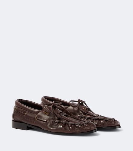 Chaussures bateau Le Loafer Cassandre en cuir - Saint Laurent - Modalova