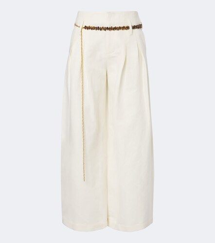 Pantalon ample en soie et lin - Xu Zhi - Modalova