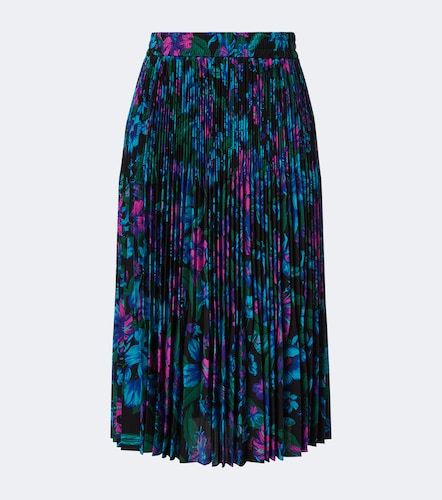 Gucci Jupe midi en soie à fleurs - Gucci - Modalova