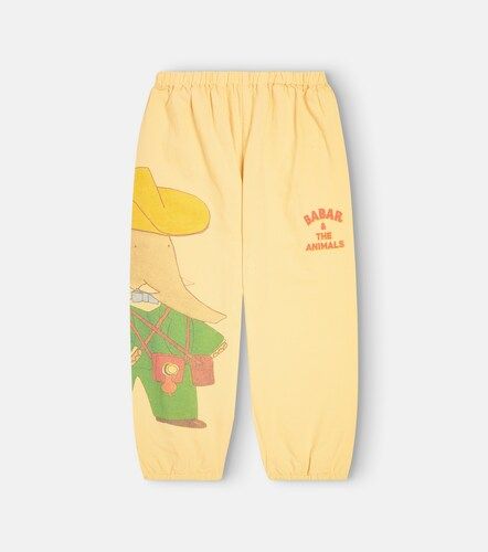 Pantalon de survêtement Elephant en coton et lin - The Animals Observatory - Modalova