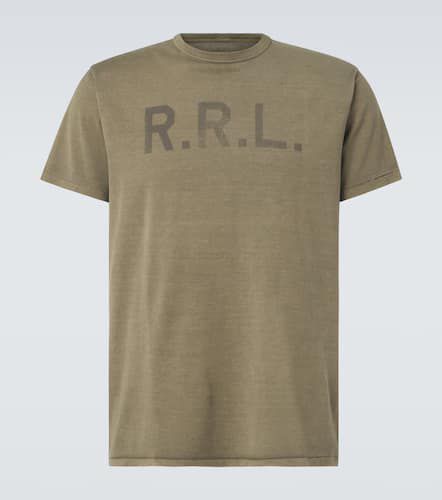 RRL T-shirt en coton à logo - RRL - Modalova