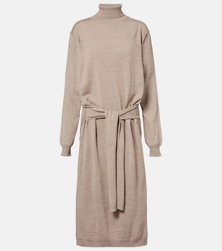 Robe midi en laine mélangée - Lemaire - Modalova