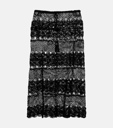 Jupe midi Filigree en coton - Anna Kosturova - Modalova