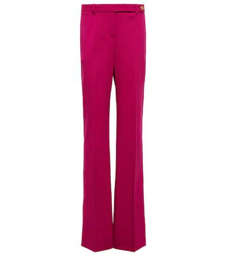 Pantalon ample en laine - Versace - Modalova