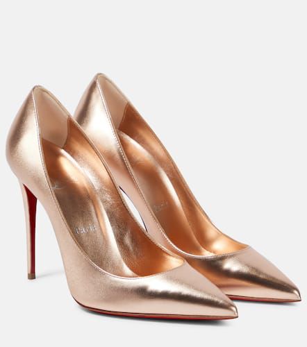 Escarpins Kate 100 en cuir métallisé - Christian Louboutin - Modalova