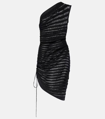 Alaïa Robe froncée en maille ajourée - Alaia - Modalova