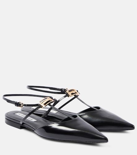 Ballerines slingback B Buckle en cuir - Victoria Beckham - Modalova