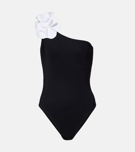 Maillot de bain asymétrique Tess à appliqués floraux - Karla Colletto - Modalova