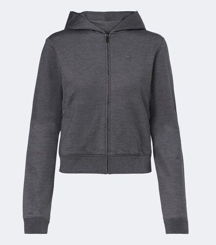 Sweat-shirt à capuche en coton et soie - Gucci - Modalova