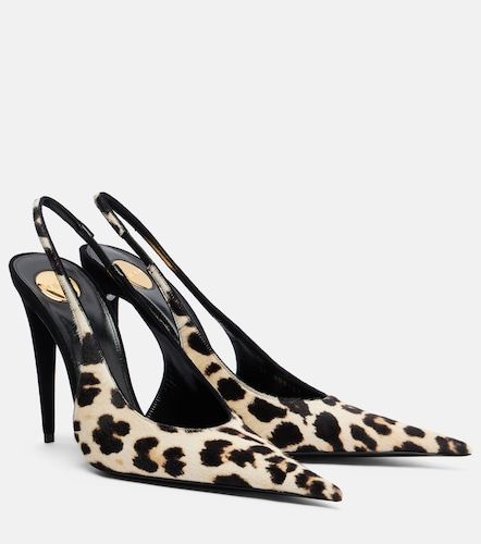 Escarpins slingback Guermantes en cuir - Saint Laurent - Modalova