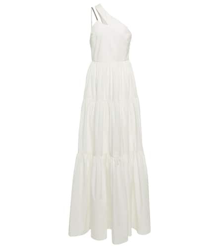 Robe longue asymétrique en coton à ornements - Brunello Cucinelli - Modalova