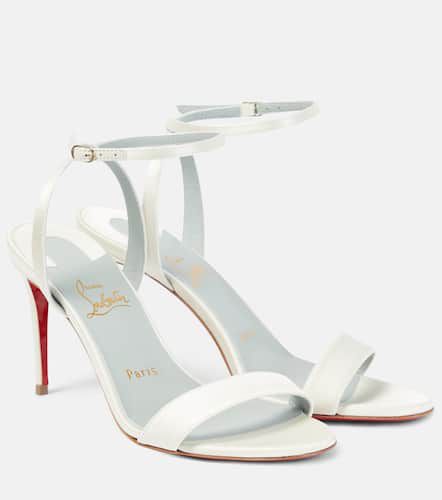 Sandales Loubigirl 85 en crêpe de soie - Christian Louboutin - Modalova