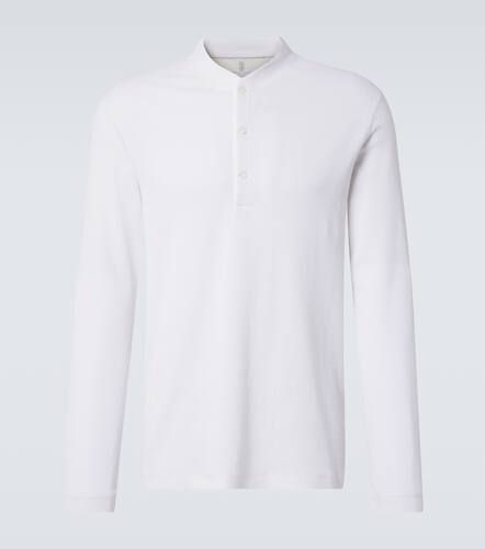 Chemise Henley en coton et soie - Brunello Cucinelli - Modalova