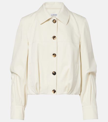 Veste blouson en coton et soie - Loewe - Modalova