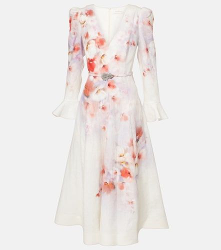 Zimmermann Robe midi Crush en lin - Zimmermann - Modalova