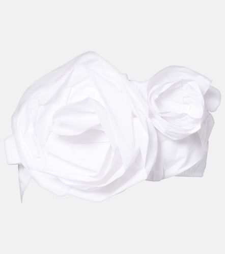 Top bandeau Rosette en popeline de coton - Simone Rocha - Modalova
