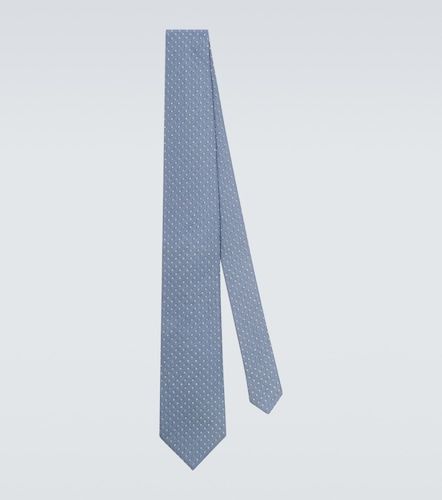 Cravate en soie à motif jacquard - Brunello Cucinelli - Modalova