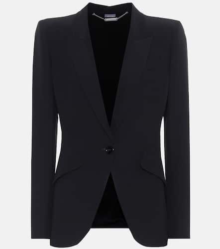 Alexander McQueen Blazer en crêpe - Alexander McQueen - Modalova